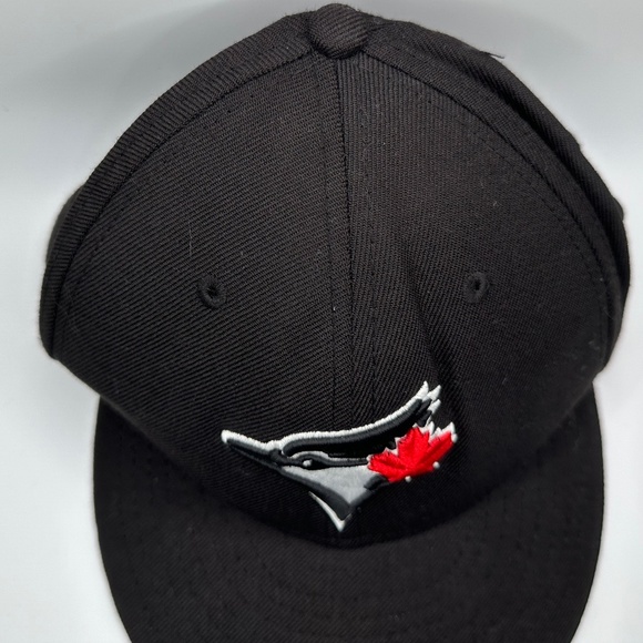 NEW ERA 59FIFTY MLB Toronto Blue Jays Black Hat 2014 - 6 5/8 Fitted Baseball Cap - Picture 2 of 10